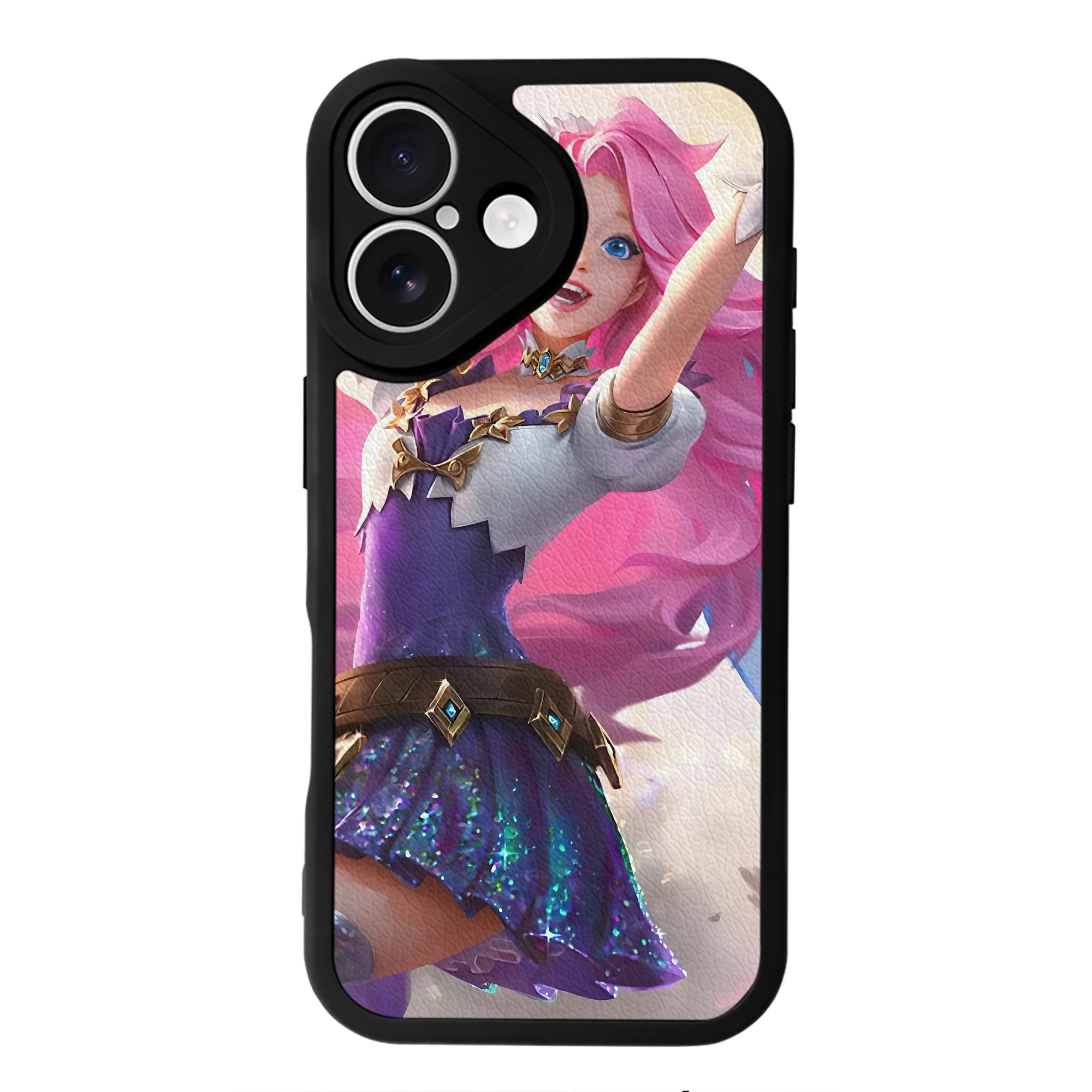 リーグ・オブ・レジェンド League of Legends LOL 【iPhone 16シリーズ対応】シリコンスマホケース（レザー調） 材質：シリコン
